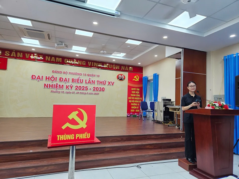 Đại hội phường 15 quận 10